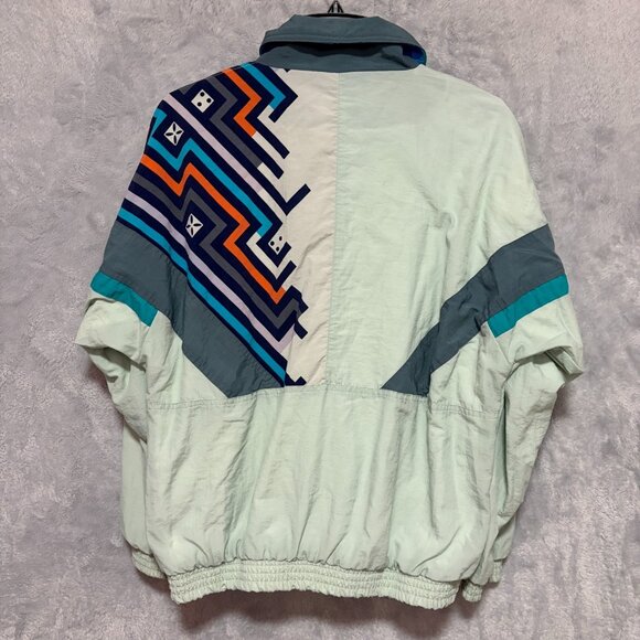 Vintage Lotto Track Suit Womens Small Green Retro Jacket Pants Warm-Up Soccer - Picture 8 of 16